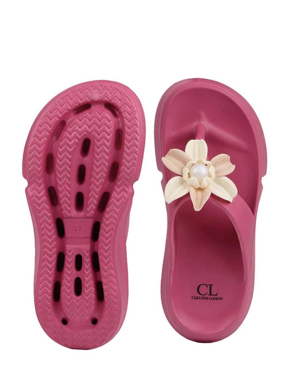 Women Pink Lightweight Platform Heels | H78 - view 8