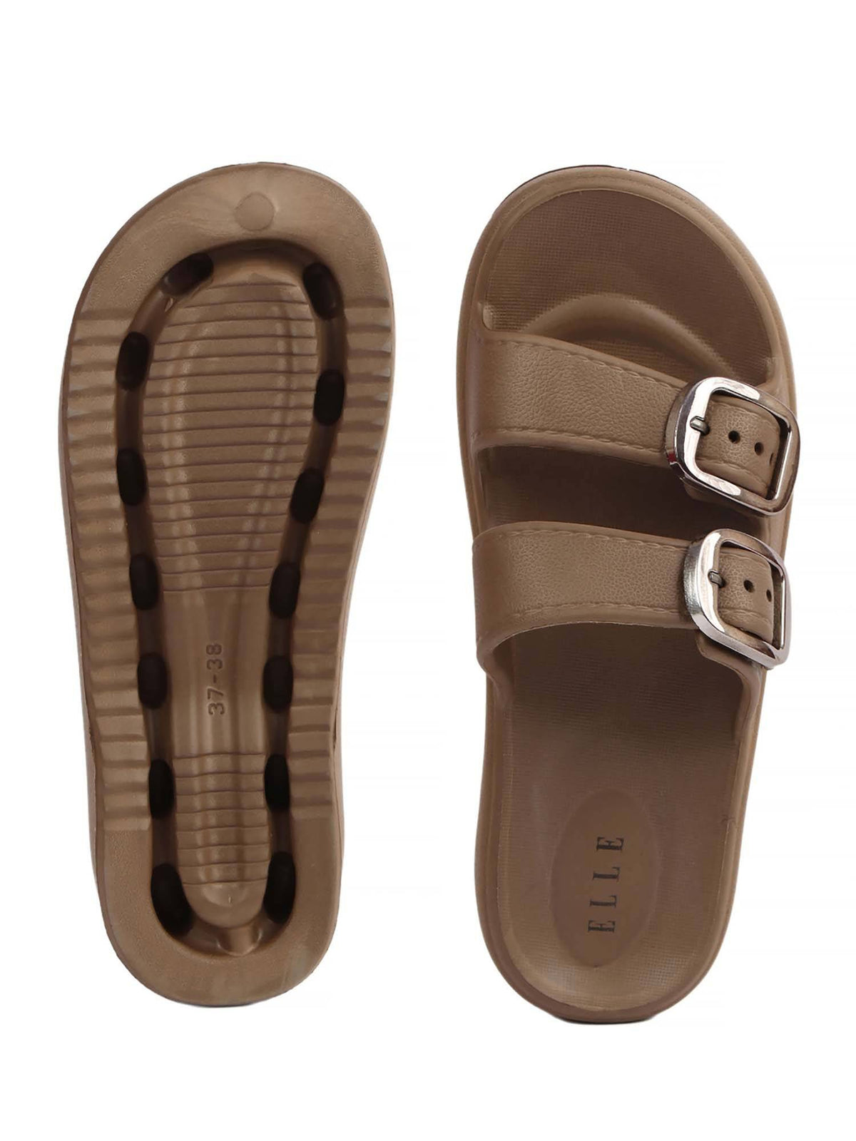 Women Brown Platform Sandals | H78 - view 8