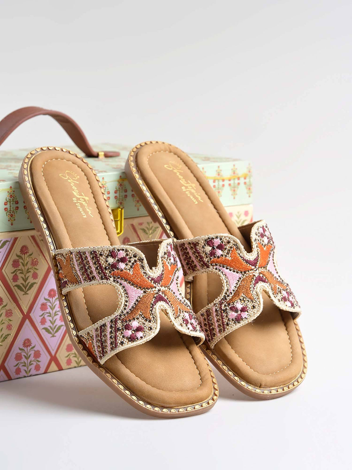 Women Multi-Color Flats | F61 - view 3