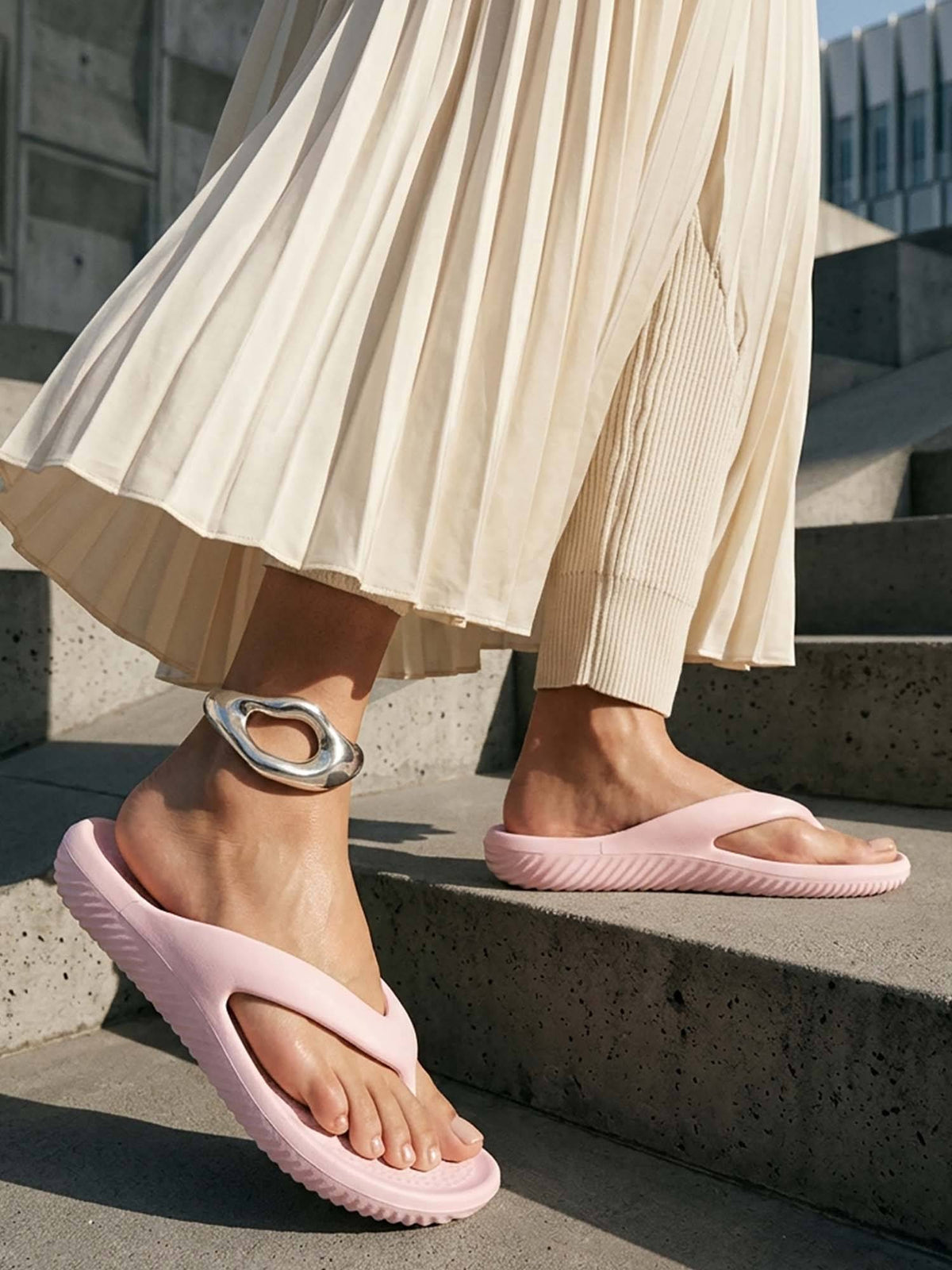Women Lavender Lightweight Eva Sandals | SD89 - view 4