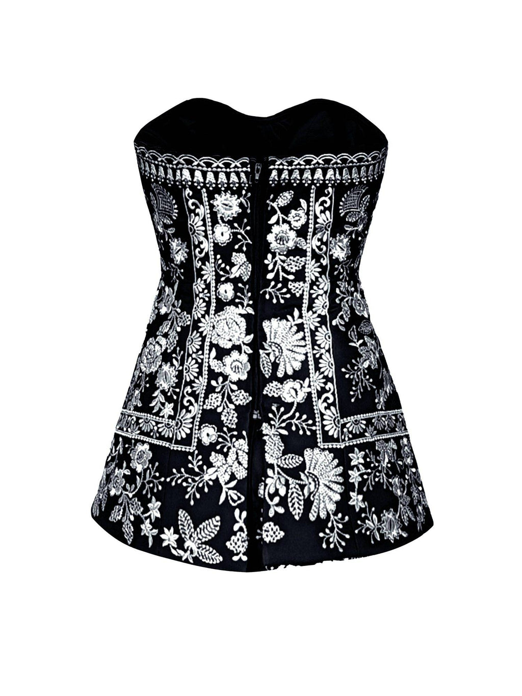 Black Embroidered Sleeveless Top | TT90 - view 6