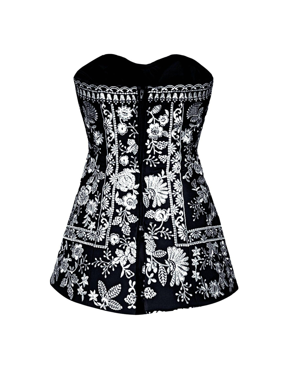 Black Embroidered Sleeveless Top | TT90 - view 6