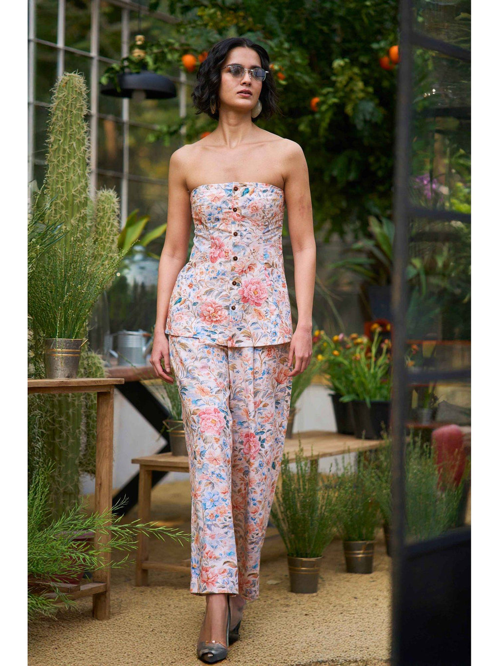 Women Multi-Color Floral Top | TT90 - view 6