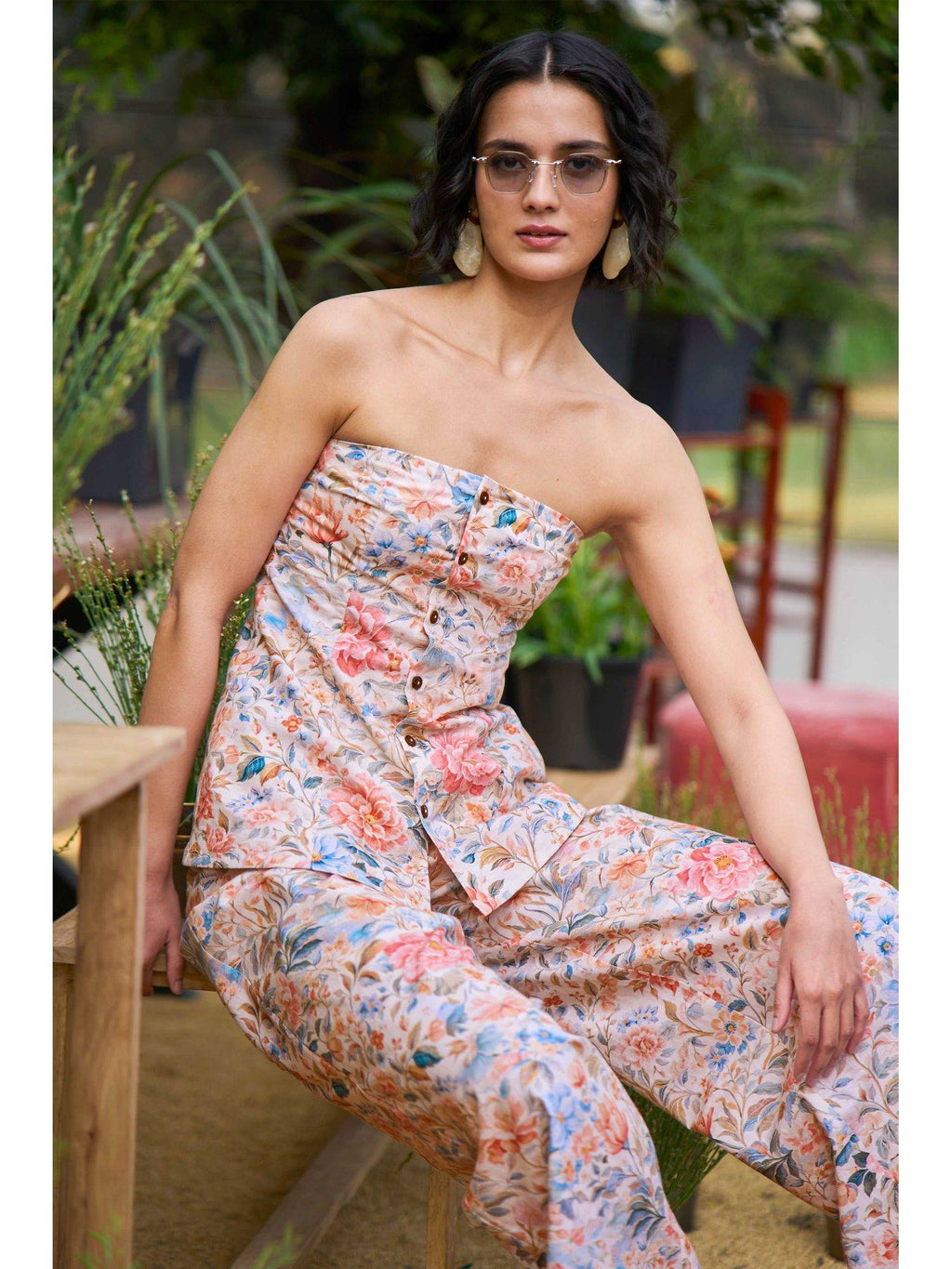 Women Multi-Color Floral Top | TT90 - view 7
