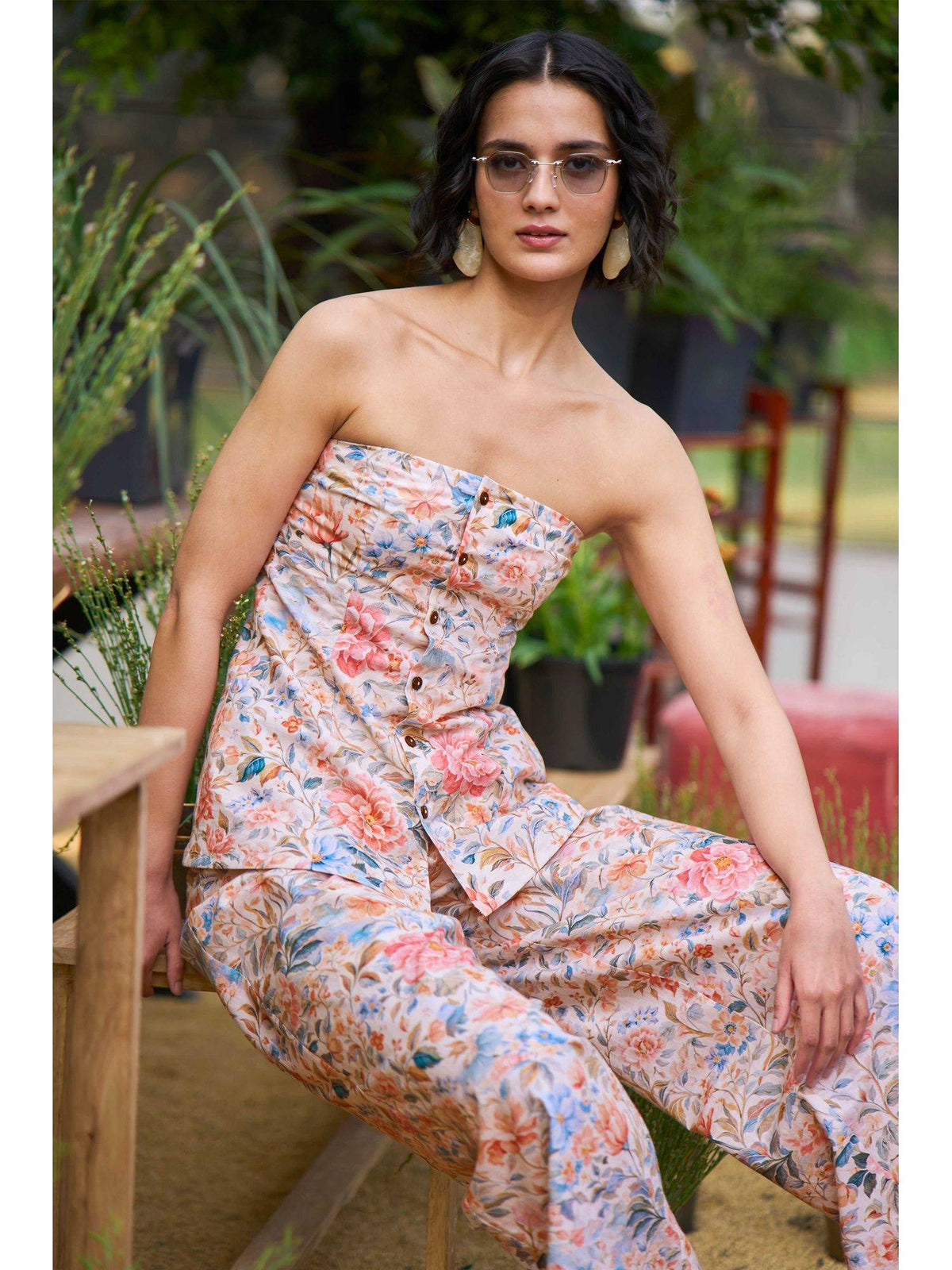 Women Multi-Color Floral Top | TT90 - view 7