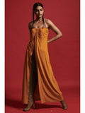 Women Orange Strapless Top | TT90 - view 1