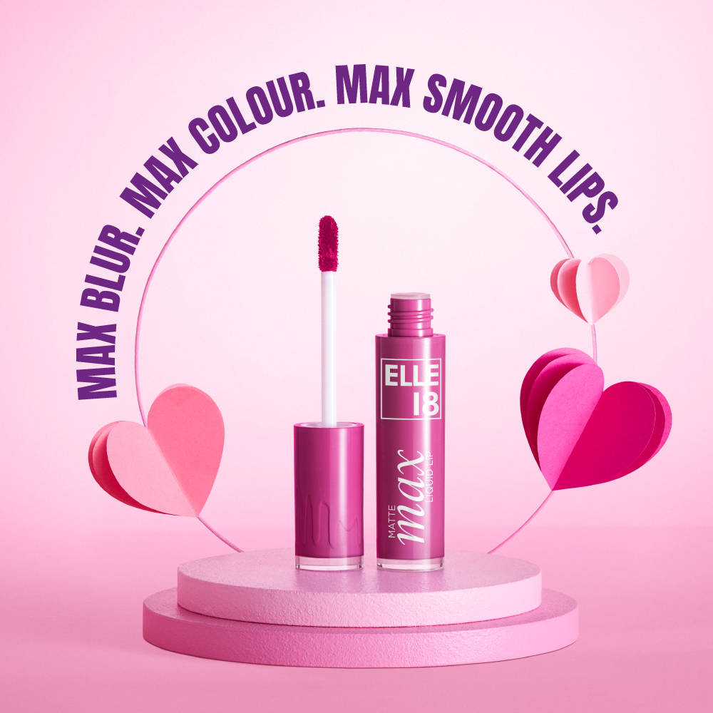Matte Max Long Lasting Liquid Lipstick, With Hyaluronic Acid - Nude Blossom | L12 - view 3