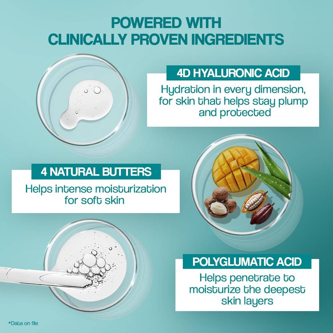 Max Intensive Moisturizing Cream Dry To Very Dry Skin With 4D Hyaluronic + Polyglutamic Acid | B20 - view 2