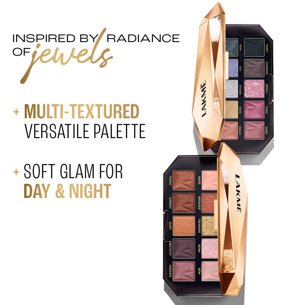 Be-Jewel Multichrome Eyeshadow Palette, 10 Shimmery Shades | E20 - view 2