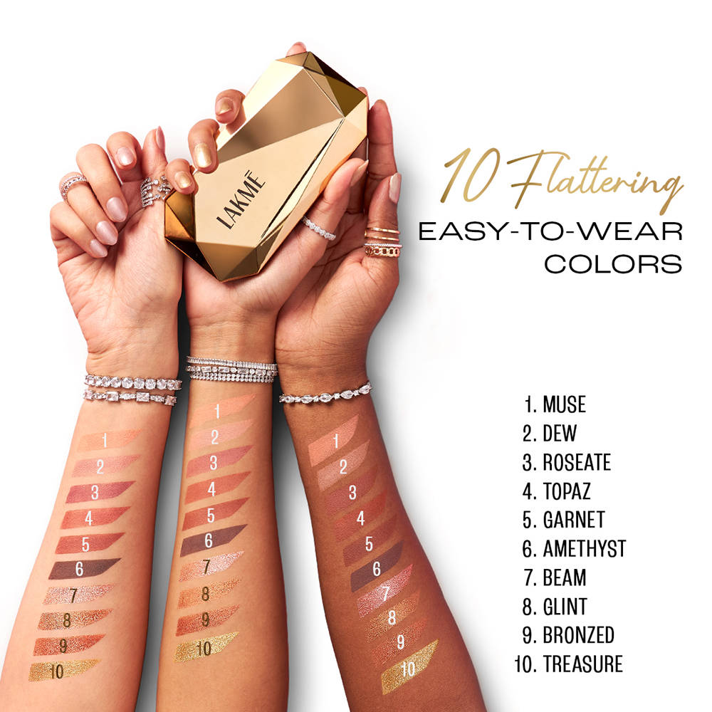 Be-Jewel Multichrome Eyeshadow Palette, 10 Shimmery Shades | E20 - view 4
