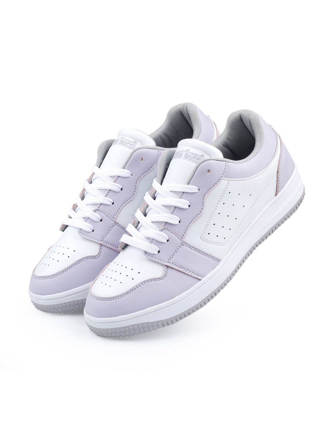 Sophia Low-Top Flat Sole Sneakers For Purple | SN09 - view 3