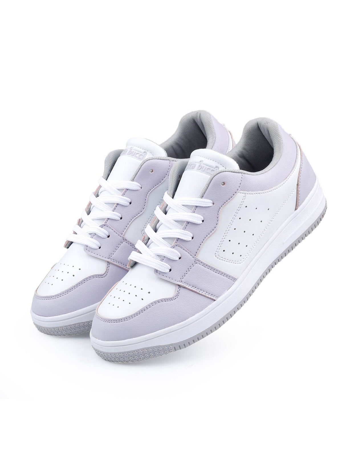 Sophia Low-Top Flat Sole Sneakers For Purple | SN09 - view 3