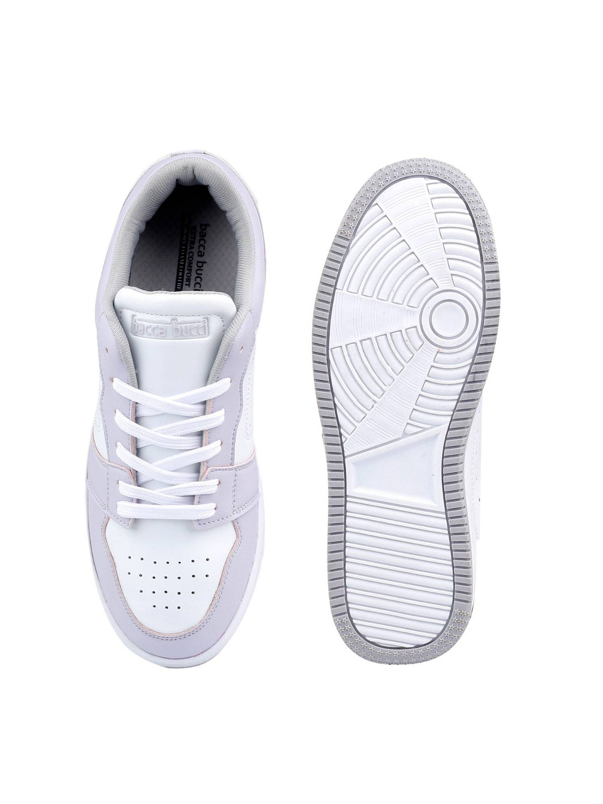Sophia Low-Top Flat Sole Sneakers For Purple | SN09 - view 5