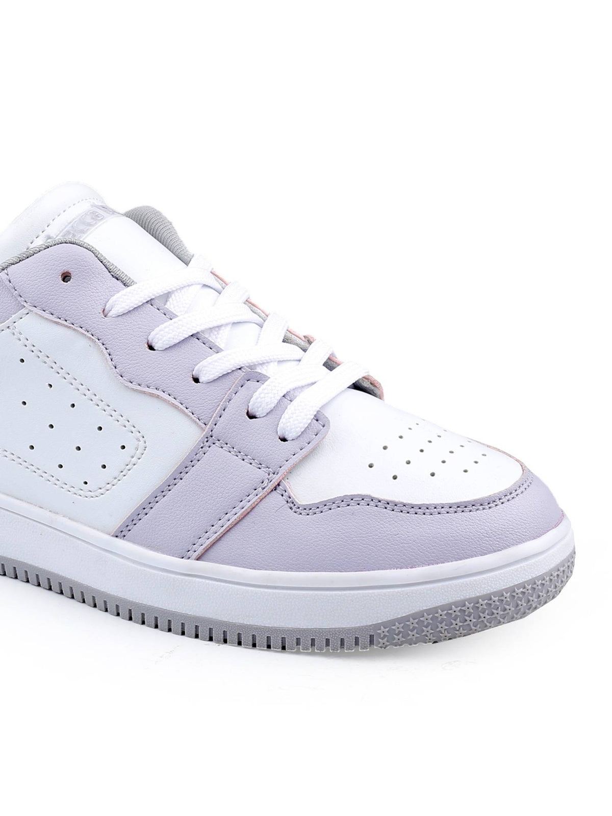 Sophia Low-Top Flat Sole Sneakers For Purple | SN09 - view 6