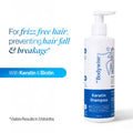 Keratin Shampoo with Biotin & Argan Oil- Strengthens & Improves Hair Texture | BWS9 - view 1