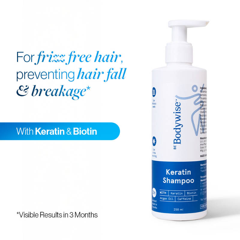 Keratin Shampoo with Biotin & Argan Oil- Strengthens & Improves Hair Texture | BWS9 - view 1