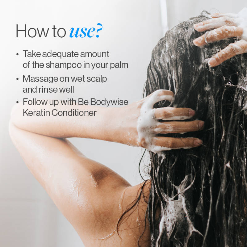 Keratin Shampoo with Biotin & Argan Oil- Strengthens & Improves Hair Texture | BWS9 - view 6