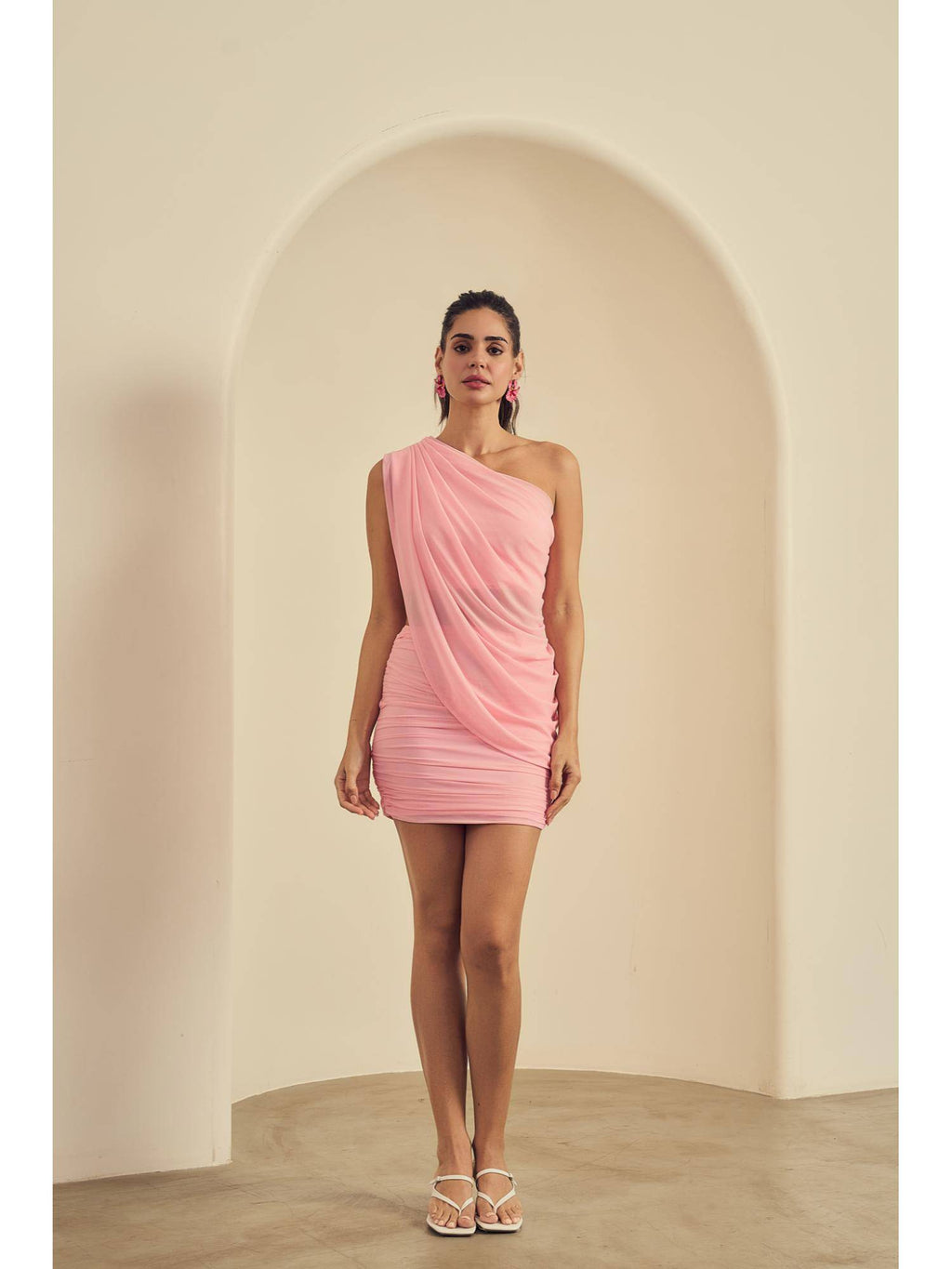 Pink Candice Crop Top | CT61 - view 2
