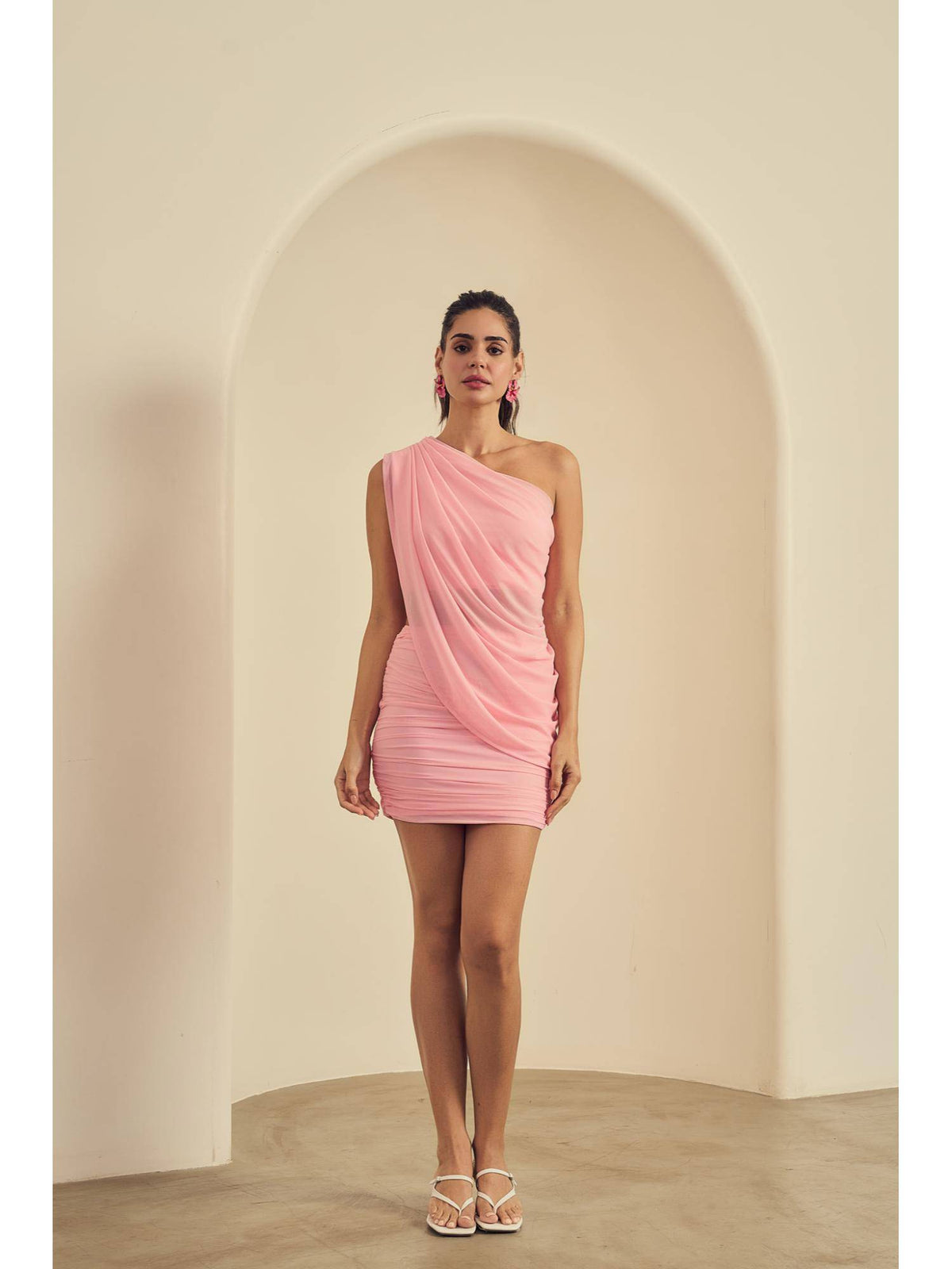 Pink Candice Crop Top | CT61 - view 2