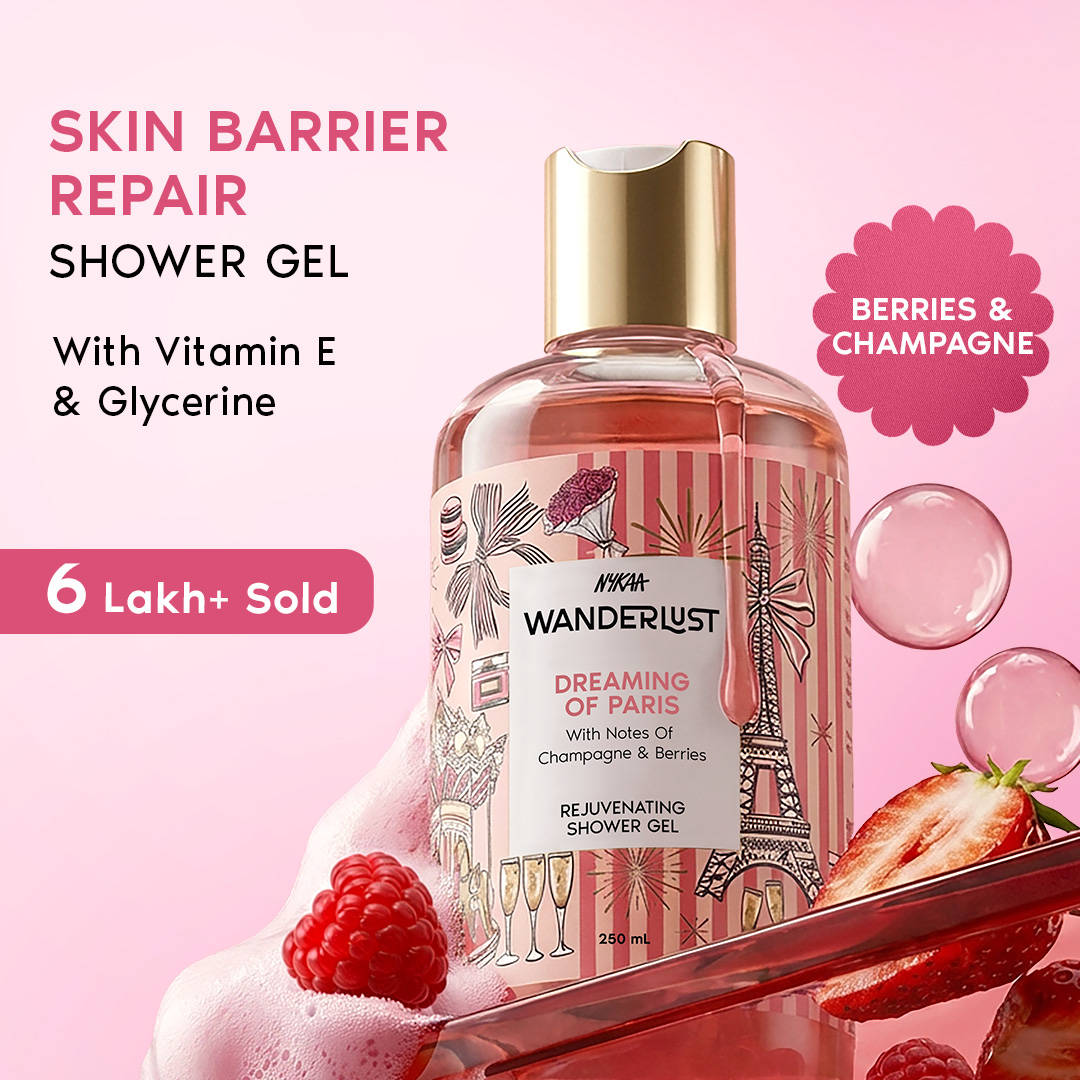 Nykaa Wanderlust Perfume Shower Gel - Hydrating, Brightening & Cleansing | B20 - view 2