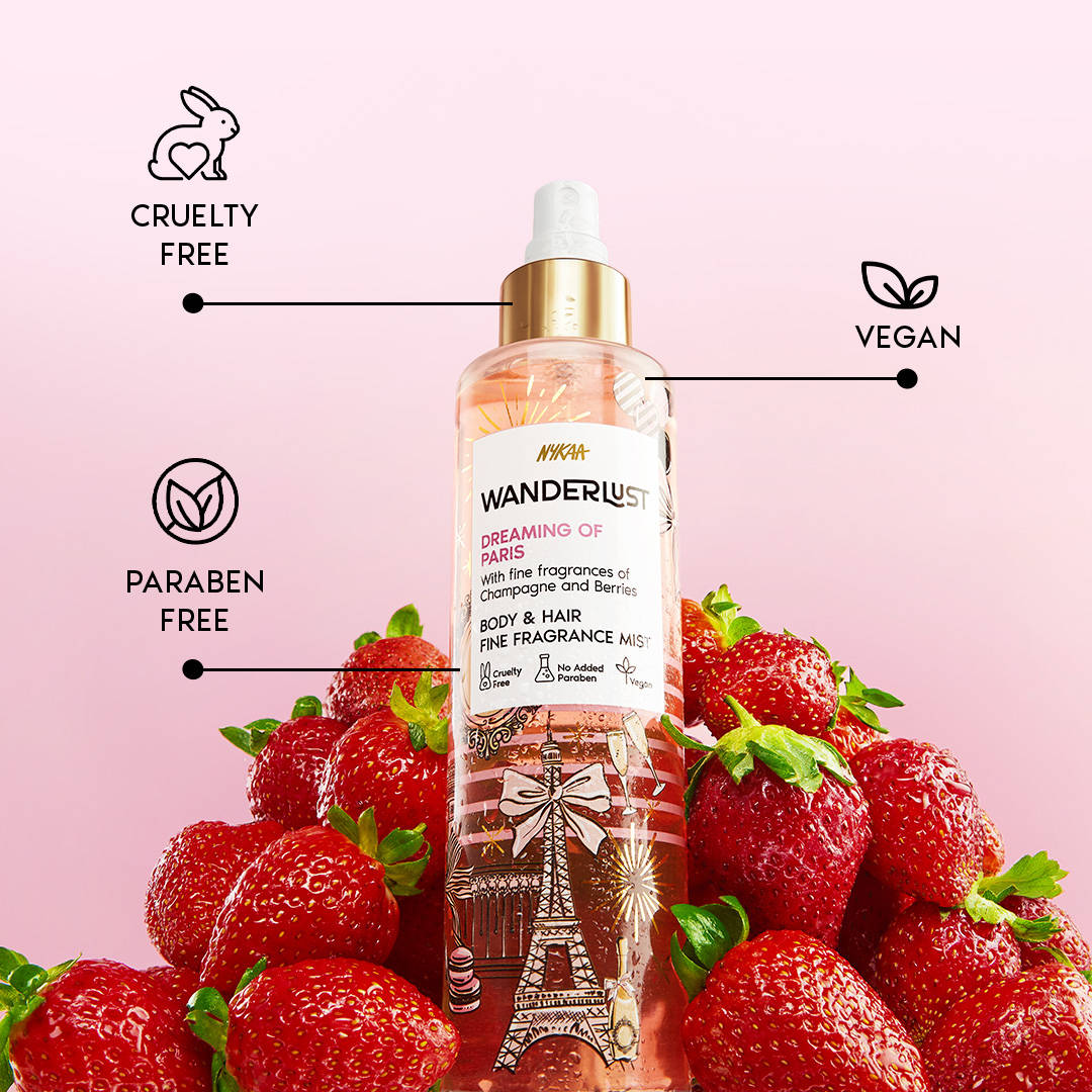Nykaa Wanderlust 2-in-1 Body & Hair Perfume Mist Long Lasting Fragrance - Upto 8 hours | B20 - view 4