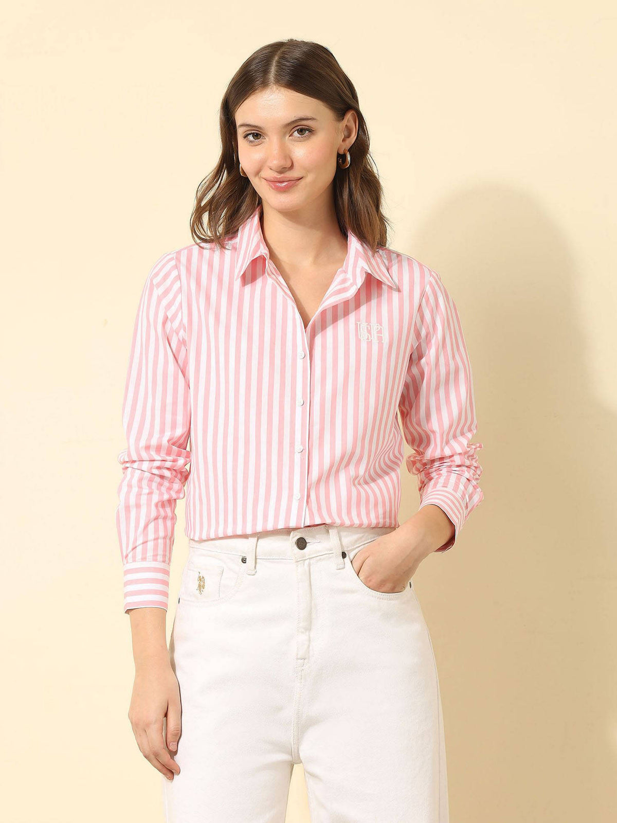 Regular Fit Vertical Striped Shirt | S67 - view 8