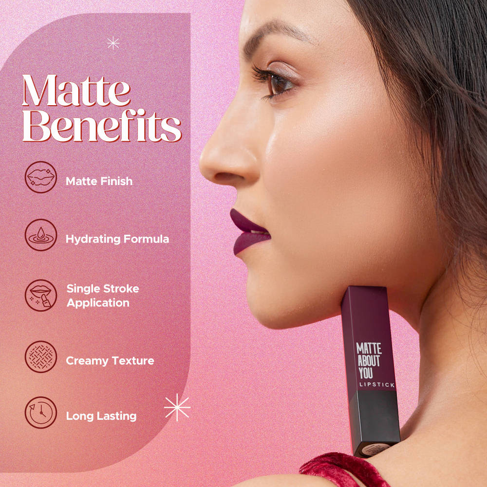 Matte About You Lipstick | L12 - view 3