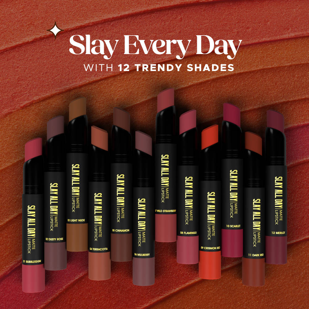 Slay All Day Matte Lipstick | L12 - view 5