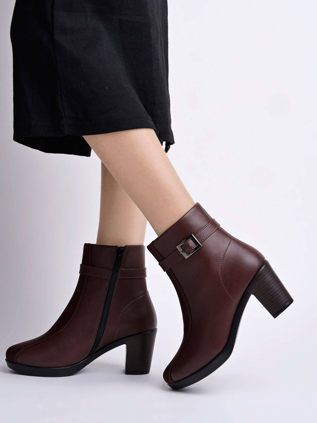 Smart Casual Black Boots for Women | BT61 - view 5