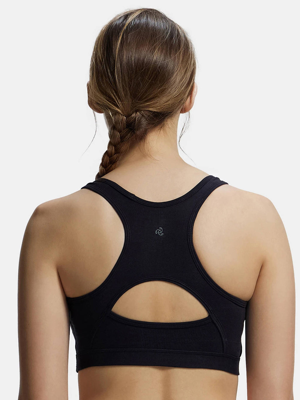 1380 Wirefree Padded Cotton Elastane Active Bra - Wine Tasting | sb09 - view 41