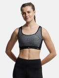 AP20 Wire Free Tatel Nylon Elastane Active Wear Sports Bra - Earth | sb09 - view 24