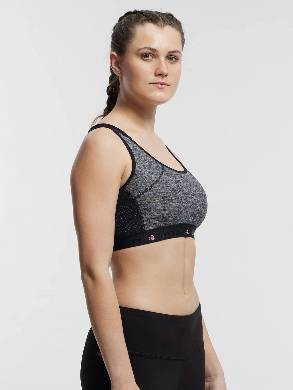 AP20 Wire Free Tatel Nylon Elastane Active Wear Sports Bra - Earth | sb09 - view 25