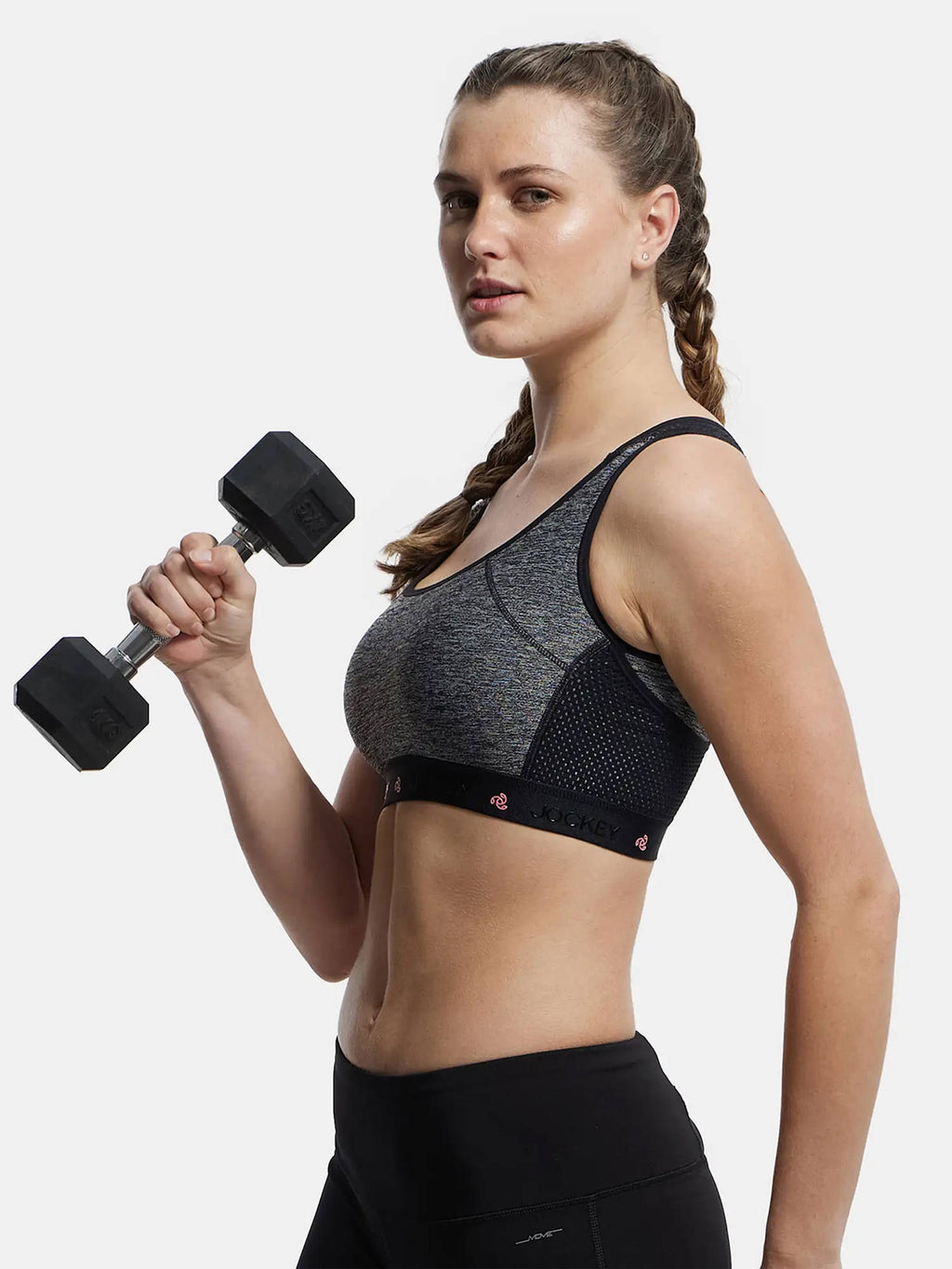 AP20 Wire Free Tatel Nylon Elastane Active Wear Sports Bra - Earth | sb09 - view 28