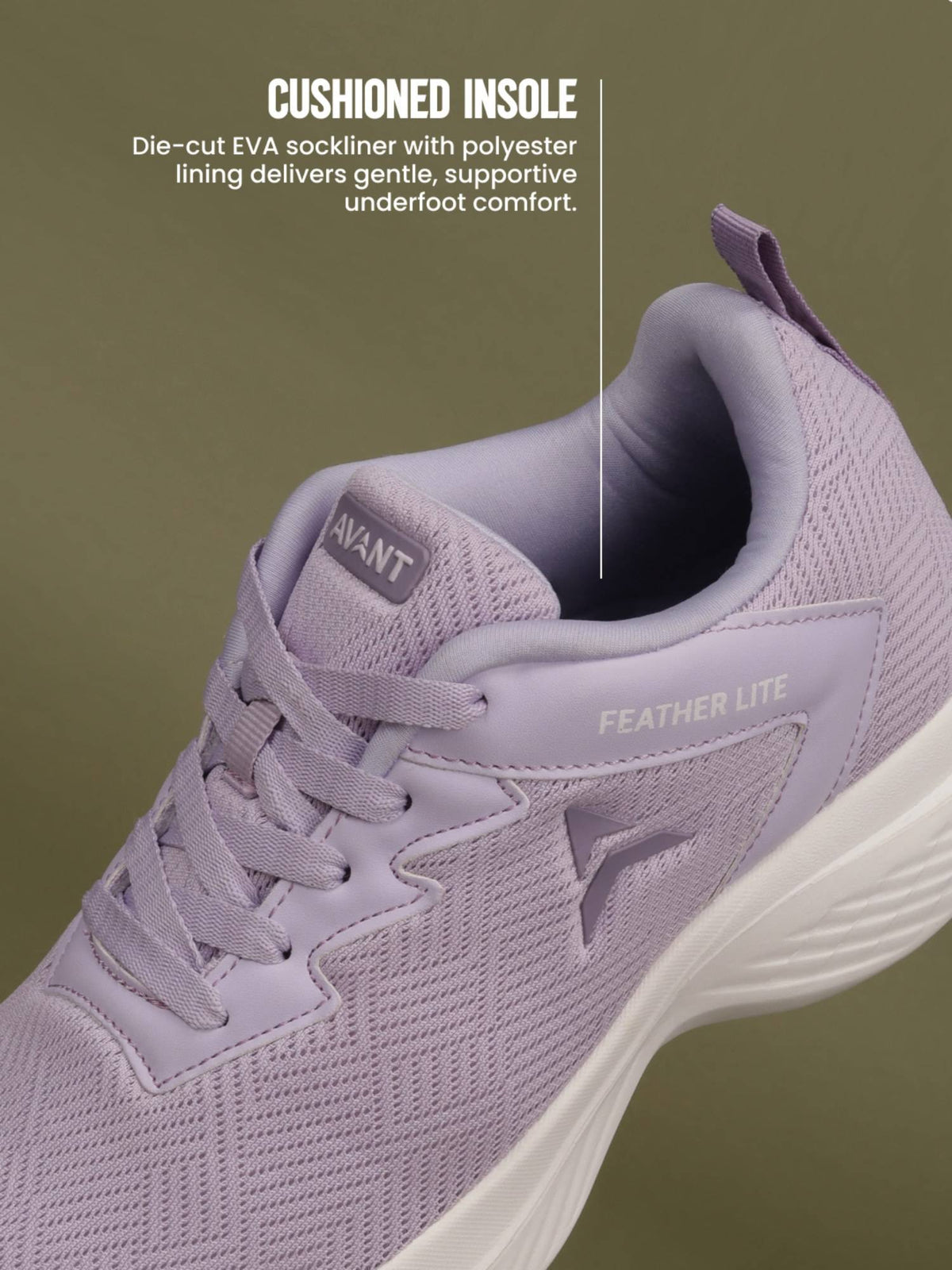 Womens Reva Running Shoes - Lavender | SH9 - view 5