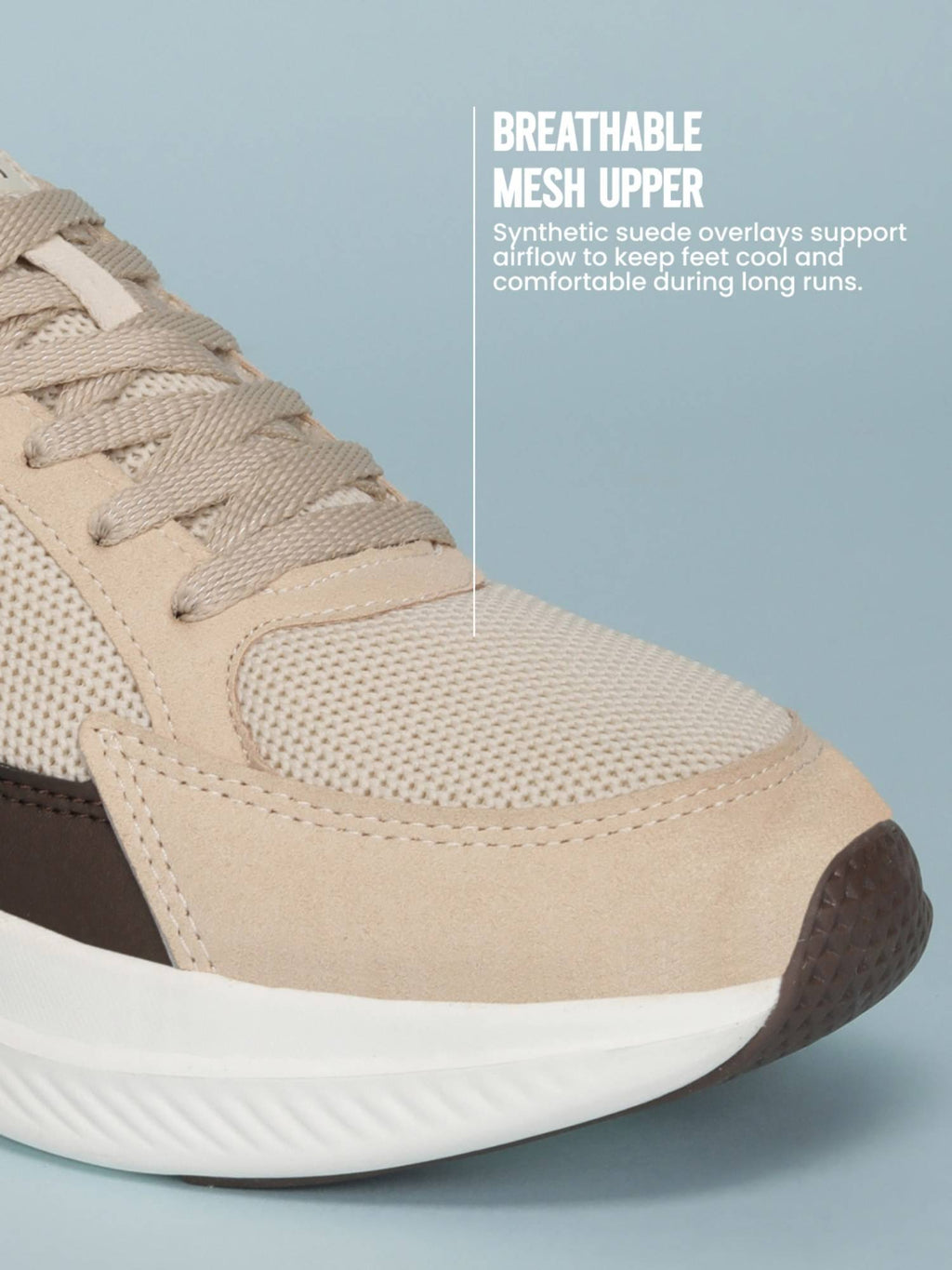 Womens Swift Rise Running Shoes - Beige | SH9 - view 4