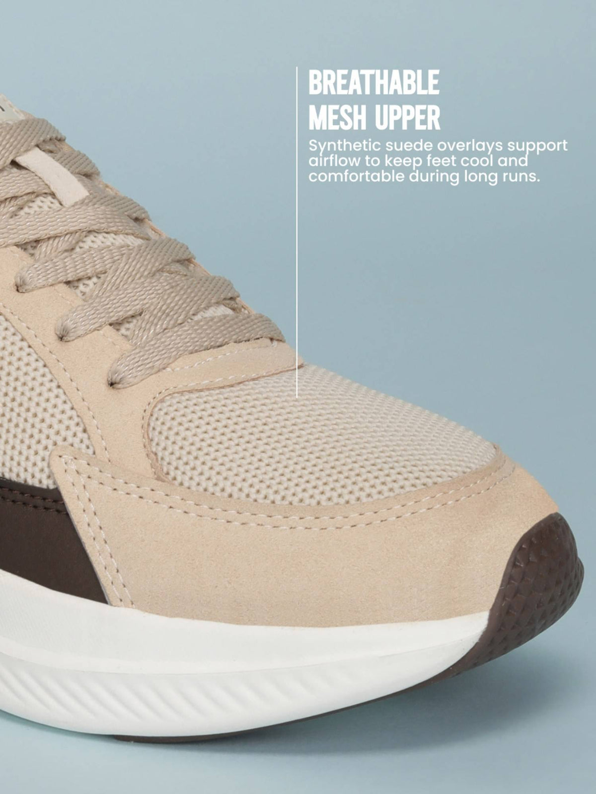 Womens Swift Rise Running Shoes - Beige | SH9 - view 4