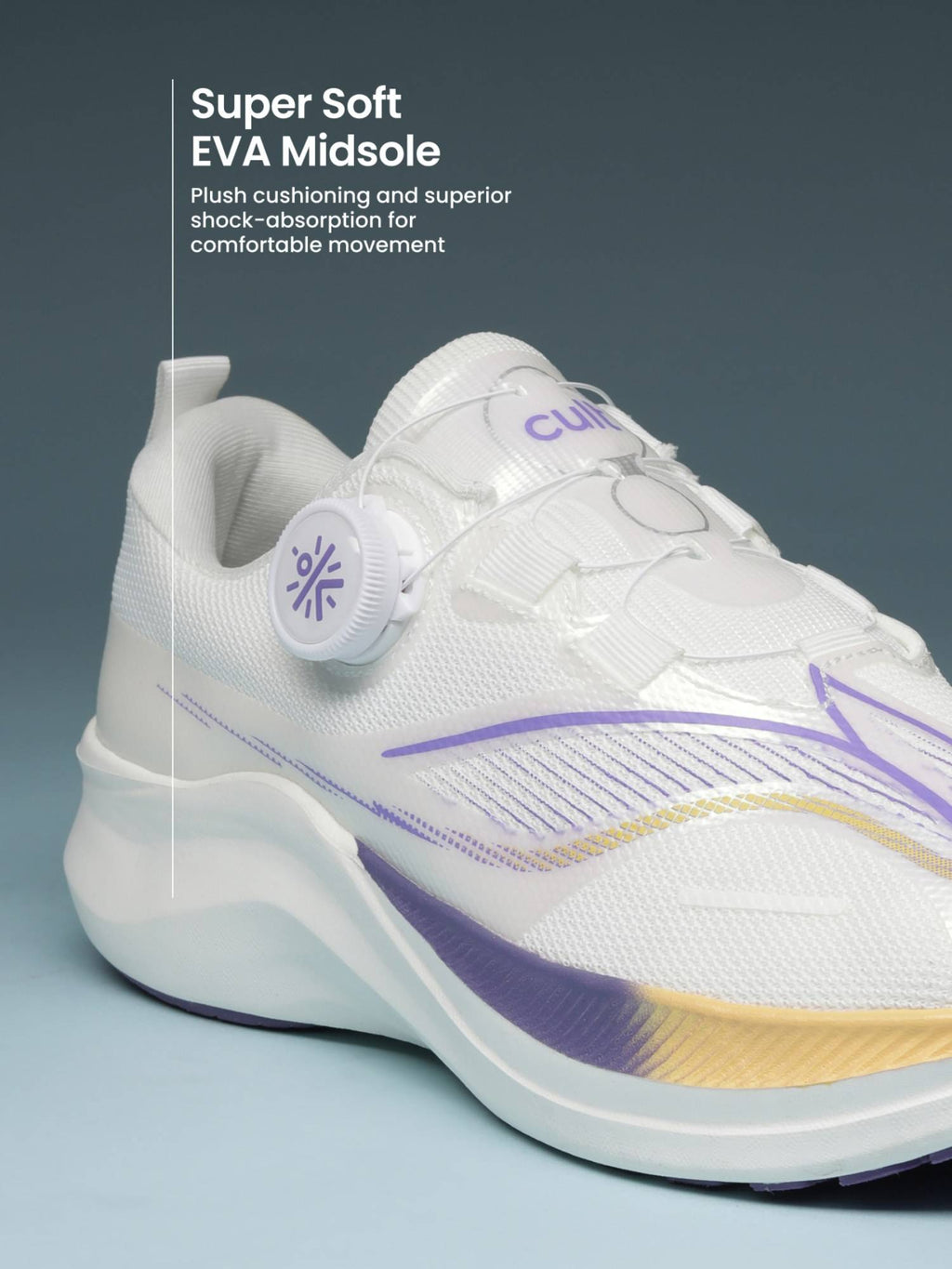 Women Power Pace Running Shoes - White | SH9 - view 4