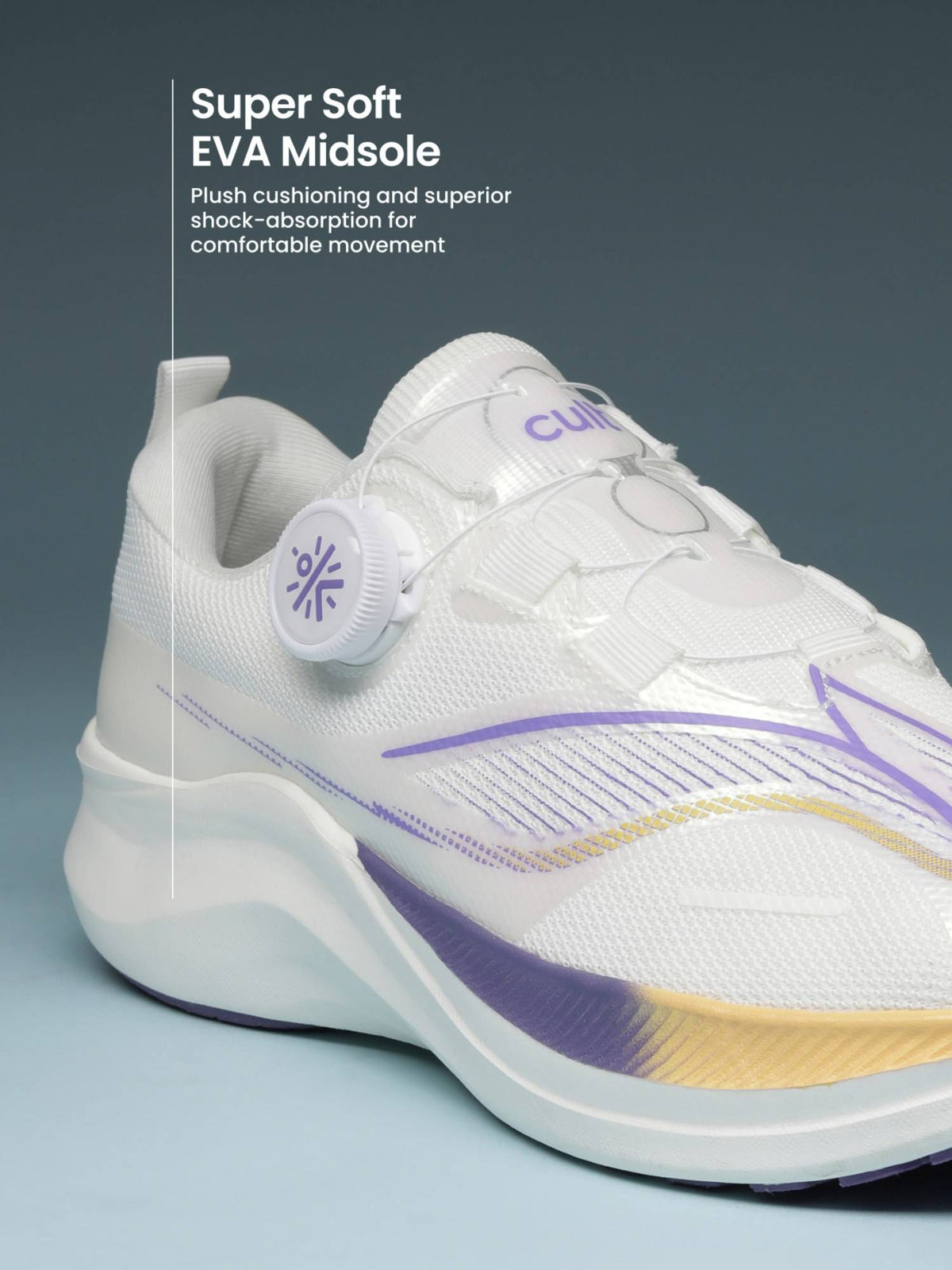 Women Power Pace Running Shoes - White | SH9 - view 4