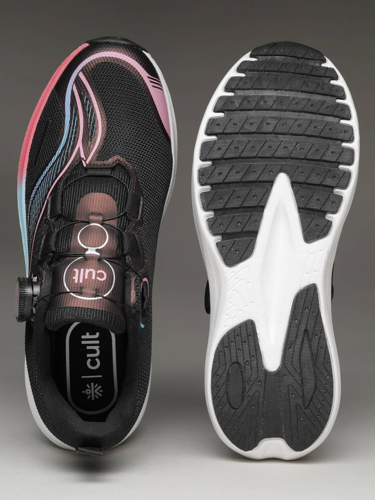 Women Power Pace Running Shoes - Black | SH9 - view 8