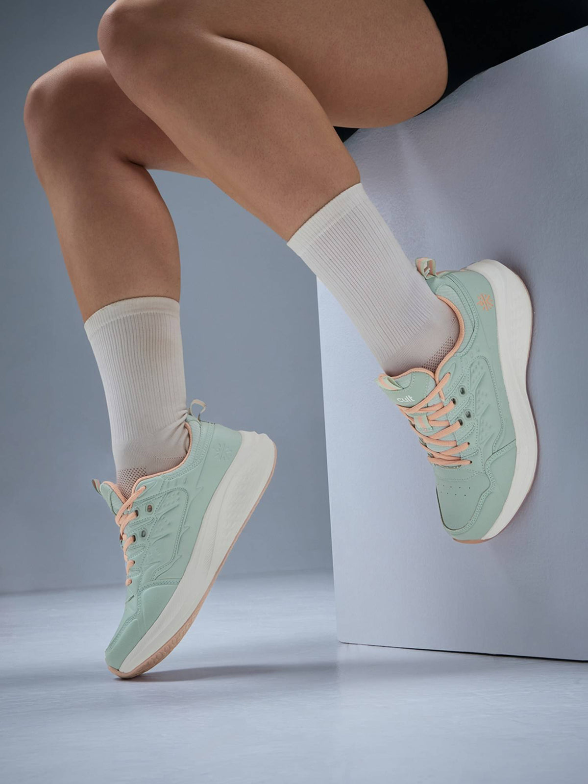 Women Pace Shift Running Shoes - Pista Green | SH9 - view 2