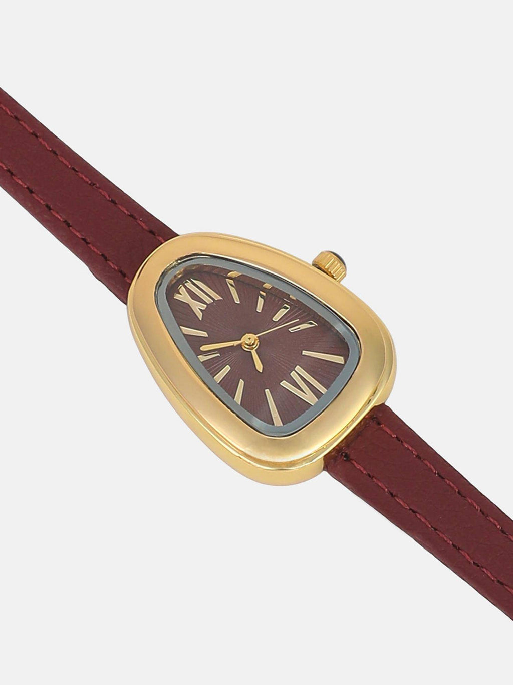 Women The Sunray Oval Red Dial Analog Watch - | W92 - view 8
