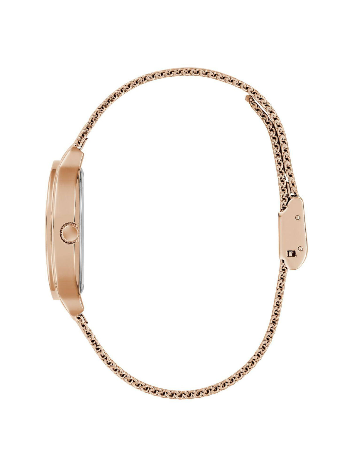 Women Oval Rose Gold Dial Stainless Steel Analog Watch - U1492L4M | W92 - view 2