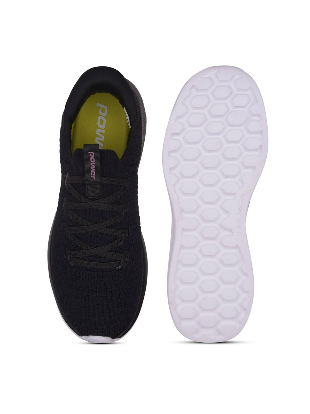 Women Slip On Sports Black Running Shoes | SH9 - view 4