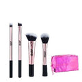 Makeup Pouch and Full Face Makeup Brush Set Combo | C83 - view 1