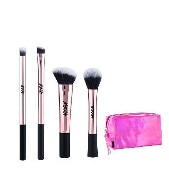 Makeup Pouch and Full Face Makeup Brush Set Combo | C83 - view 1