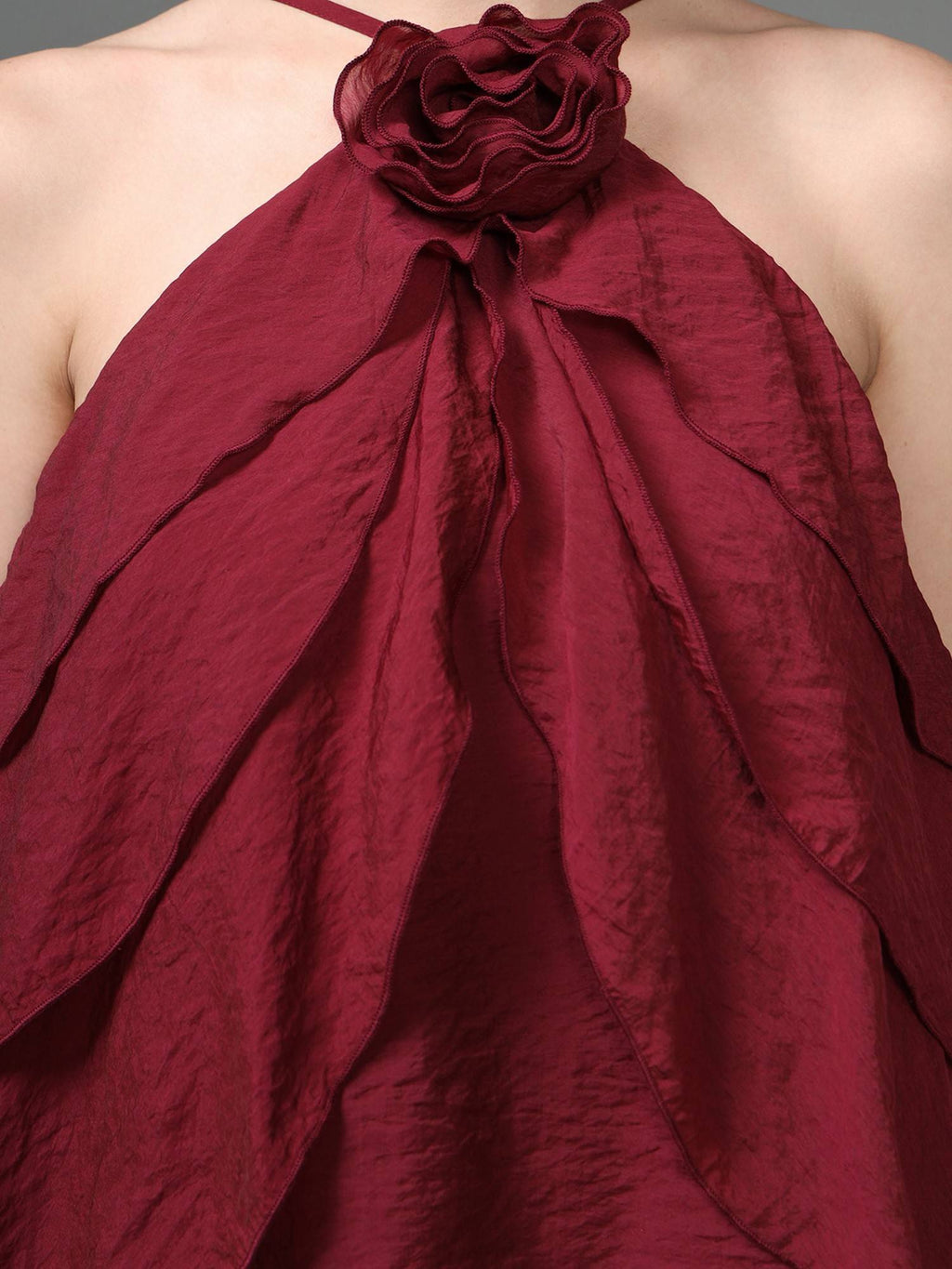 Maroon Athena Top | HT67 - view 8