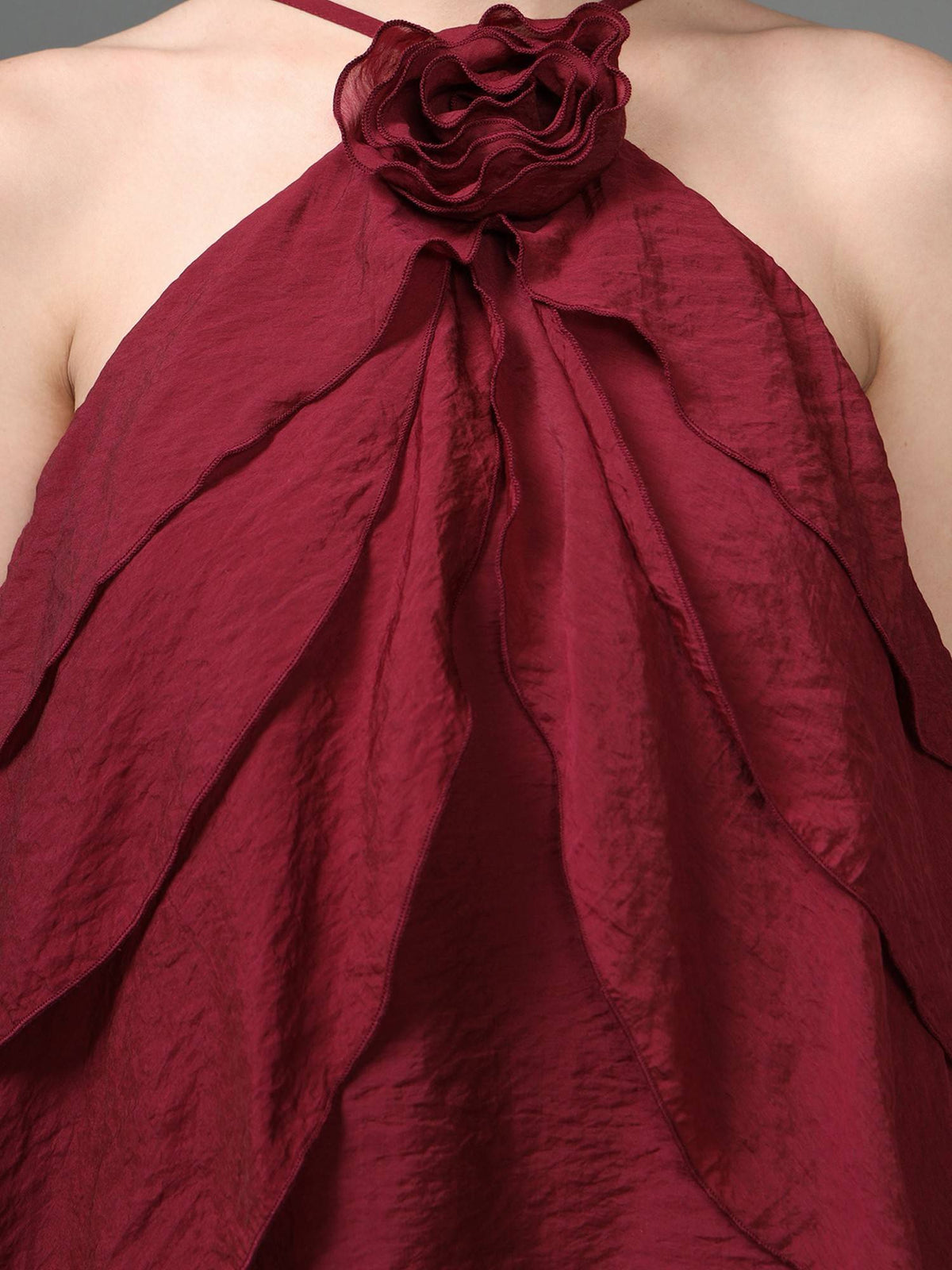 Maroon Athena Top | HT67 - view 8
