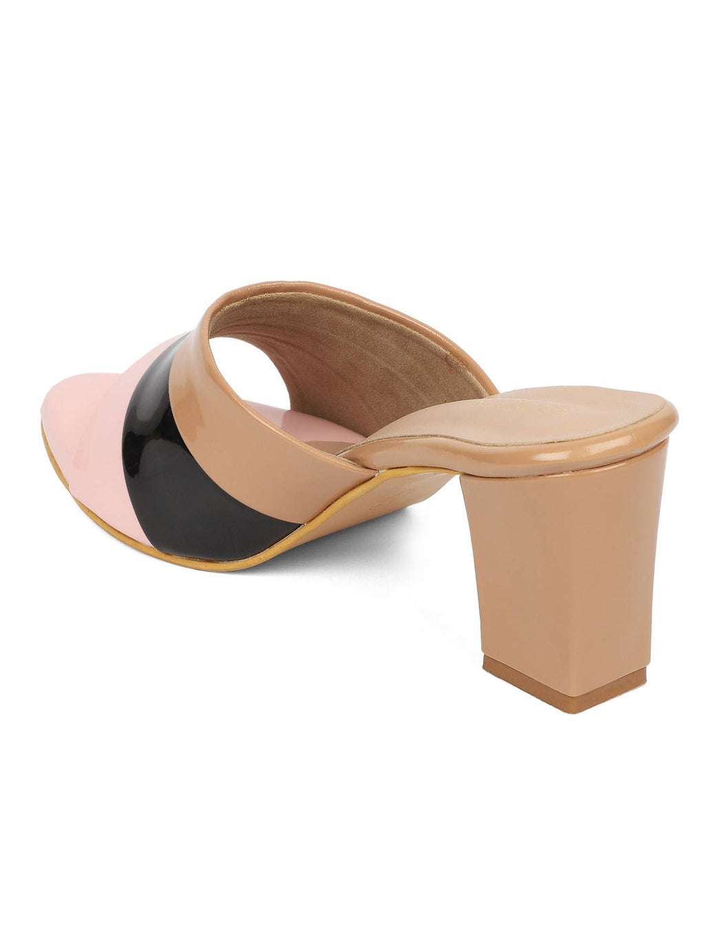 Pink Women Colorblock Heels | H78 - view 3