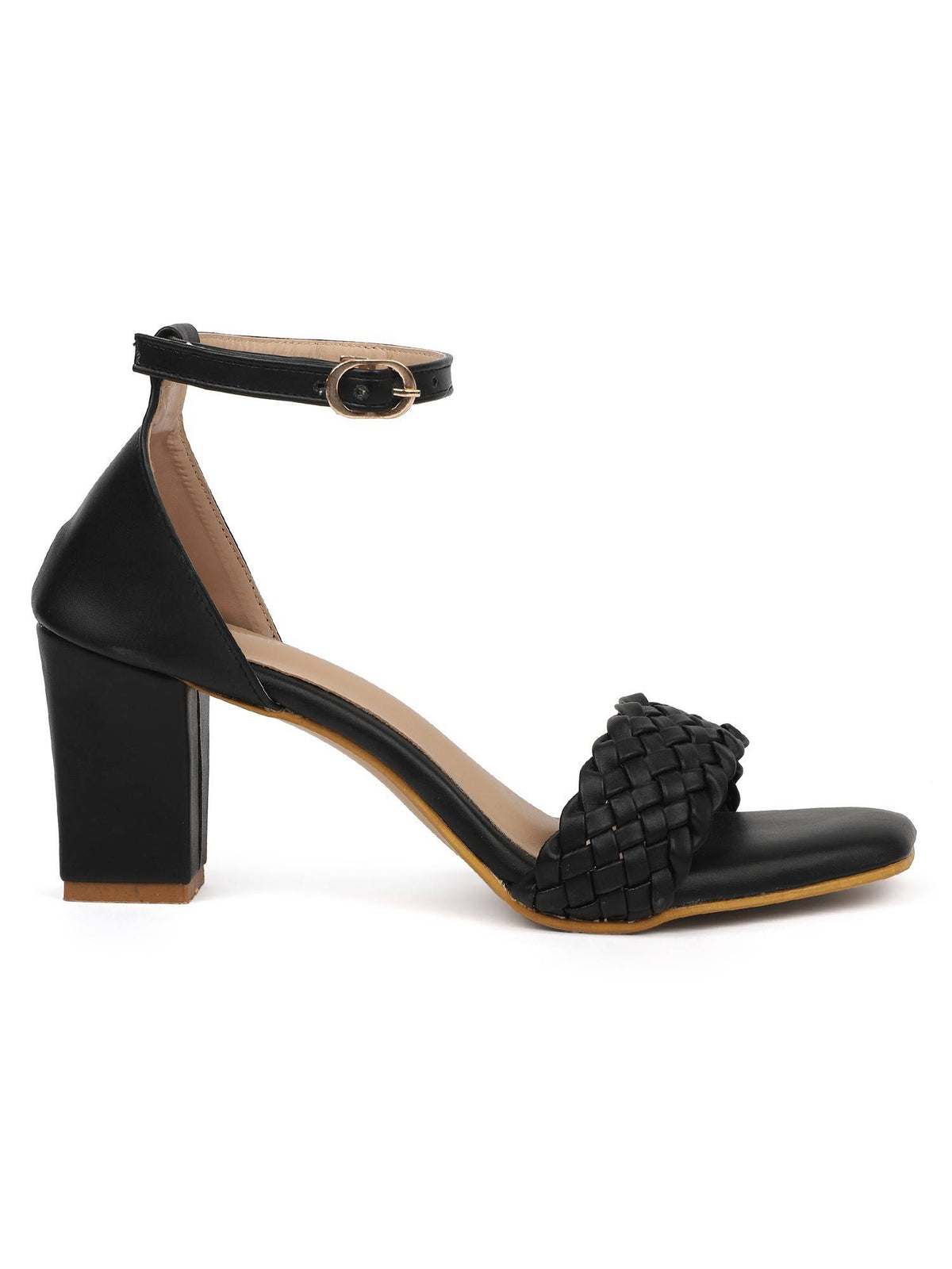 Maroon Women Woven Design Heels | H78 - view 14