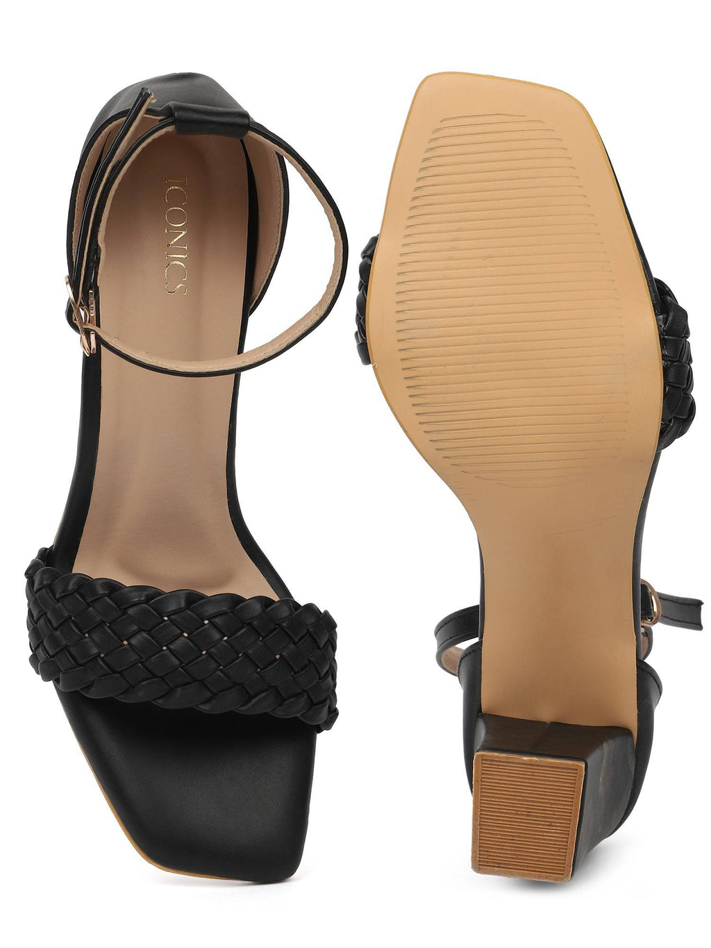 Maroon Women Woven Design Heels | H78 - view 16